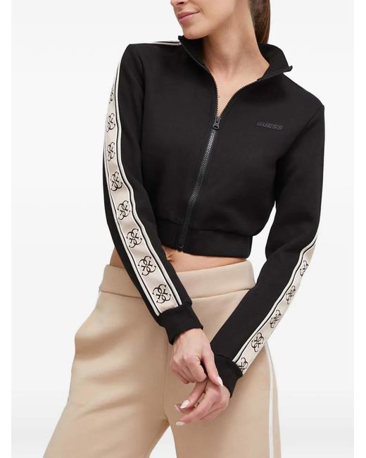 Guess Cropped Jack Met Logoband in het Black
