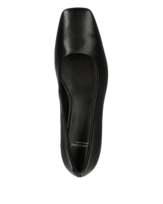 Vagabond Black 25Mm Debbi Square-Toe Flap Pumps