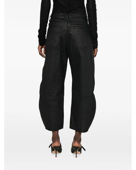 Thom Krom Gray Belt-Loop Coated Trousers