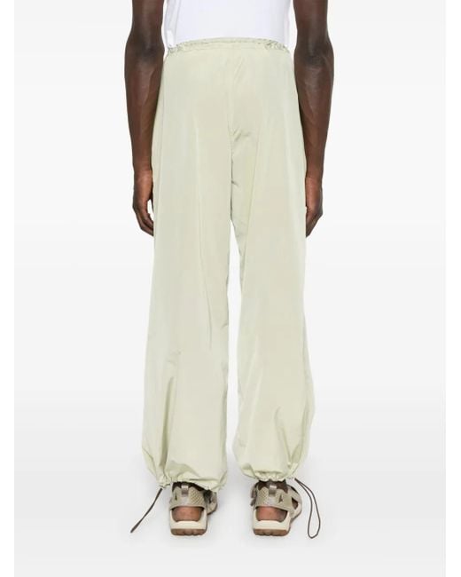 Charlie Constantinou White Zip-Pockets Parachute Trousers for men