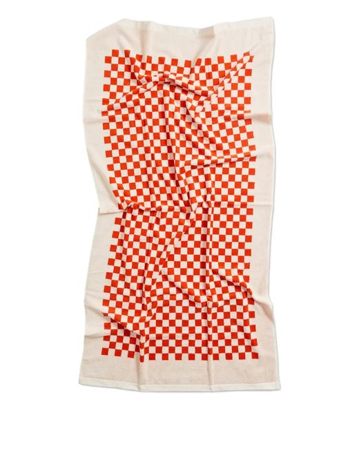 BAINA Red Roman Pool Towel