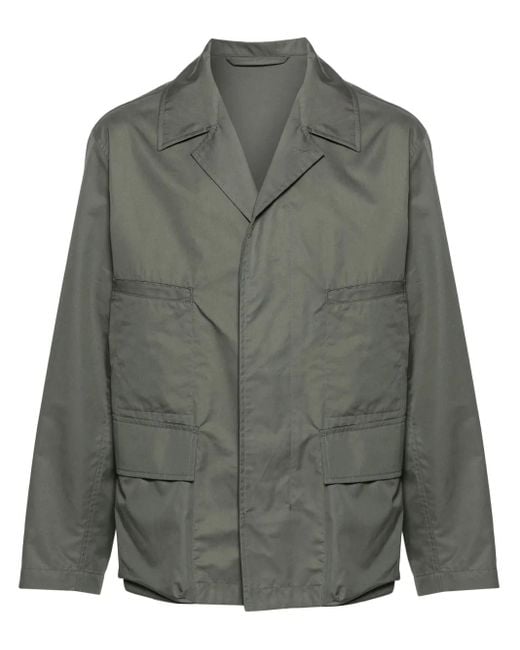 Veste Boutonnée À Poches Cargo Lemaire pour homme en coloris Gray
