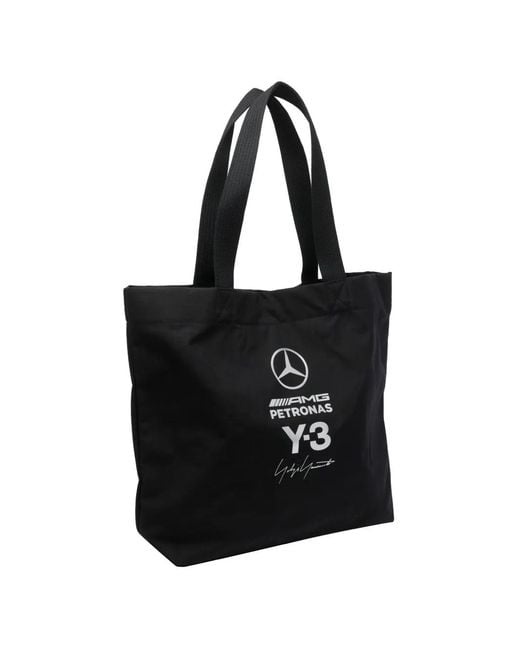 Y-3 Black X Mercedes Amg Petronas Formula 1 Team Tote Bag