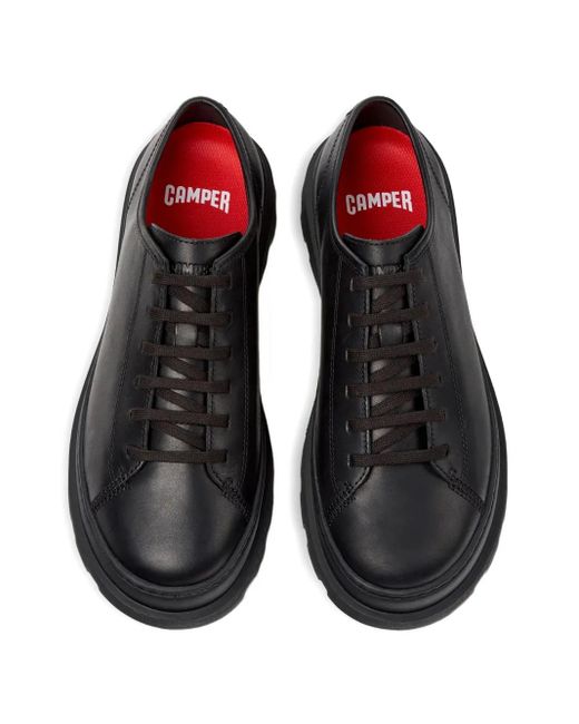 Camper Black Brutus Lace-Up Derby Shoes for men