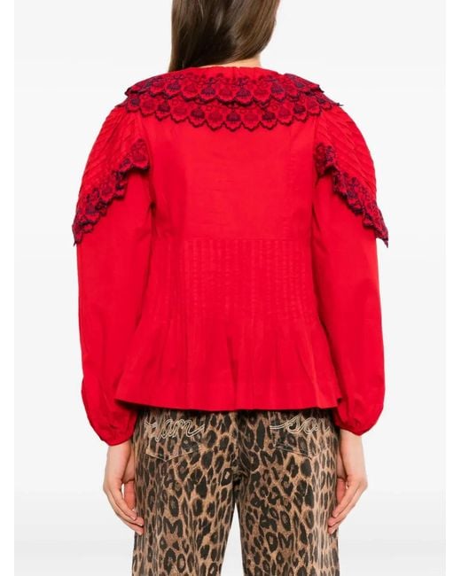 Damson Madder Red Caroline Blouse