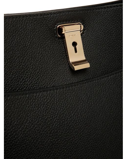 Borsa A Spalla Lock Me di Bally in Black