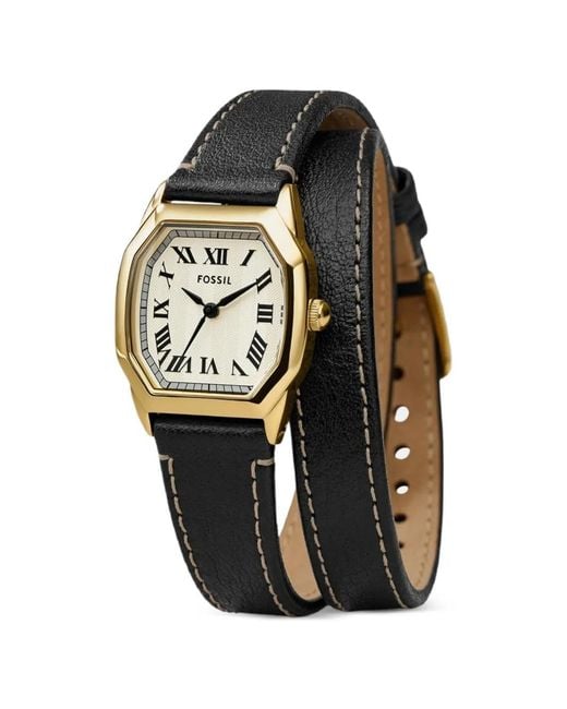 Fossil Black Montre Harlow Mm