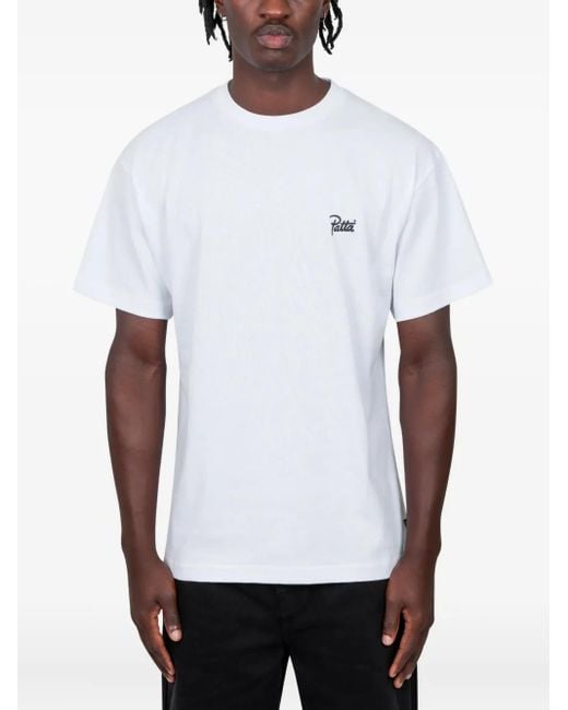 PATTA White Cotton T-Shirt for men