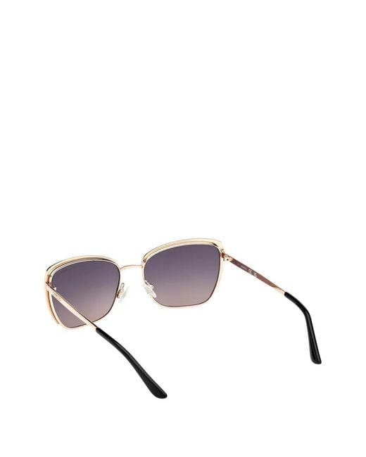 GUESS EYEWEAR Purple Cat-Eye-Frame Sunglasses