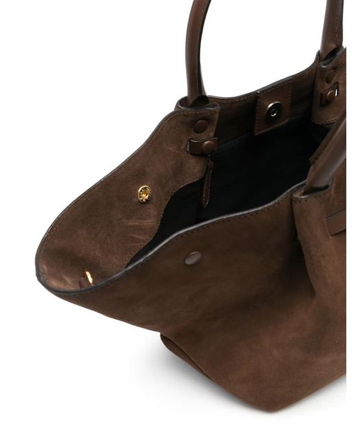 DeMellier London Brown Midi New York Tote Bag