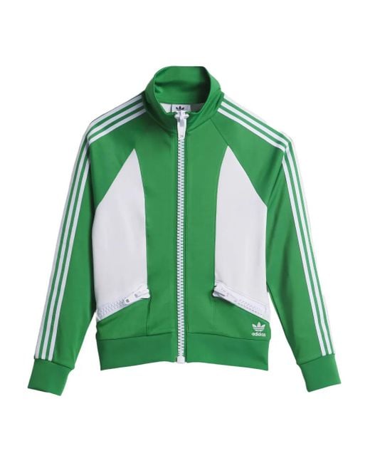 Giacca Con Zip di Adidas in Green da Uomo