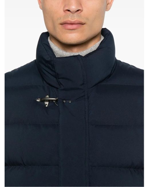 Fay Blue Gancini-Buckle Gilet for men