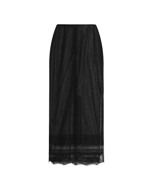 Dolce & Gabbana Black Tulle Skirt