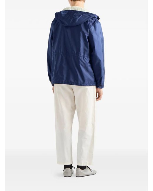 Prada Re-nylon Jacket in Blue for Men | Lyst