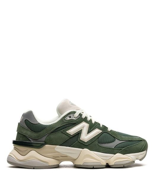 New Balance Green 9060 Sneakers aus Wildleder