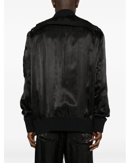 Rick Owens Black 'Classic Flight' Padded Jacket for men