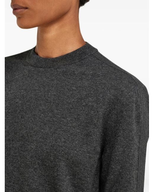 Ferragamo Blue Long Sleeve Knitted Sweater