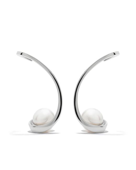 Orecchini Aurora di Tasaki in Metallic