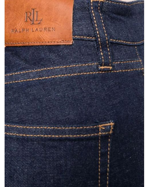Ralph Lauren Blue High-Rise Skinny Ankle
