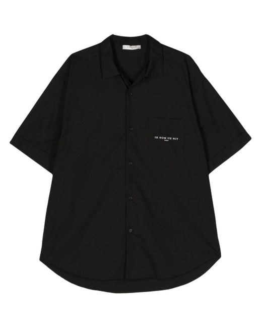 Chemise en coton à logo imprimé Ih Nom Uh Nit pour homme en coloris Black