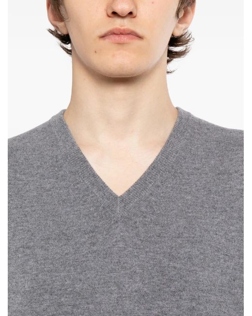 Maglione Burlington Con Scollo A V di N.Peal Cashmere in Gray da Uomo
