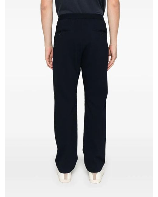 Barena Geribbelde Broek in het Blue voor heren