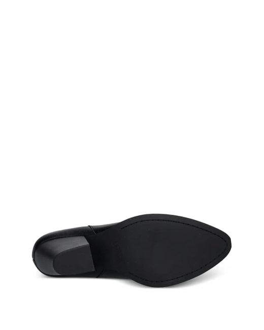 Versace Jeans Couture Black 85Mm Pointed-Toe Logo-Detail Boots