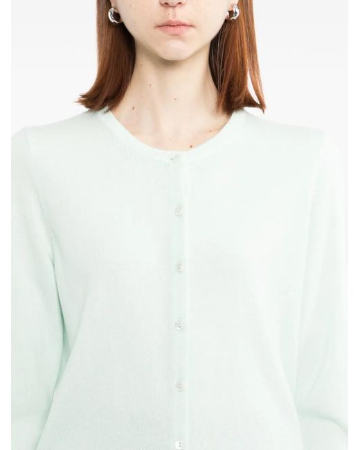 Cardigan Olivia N.Peal Cashmere en coloris White