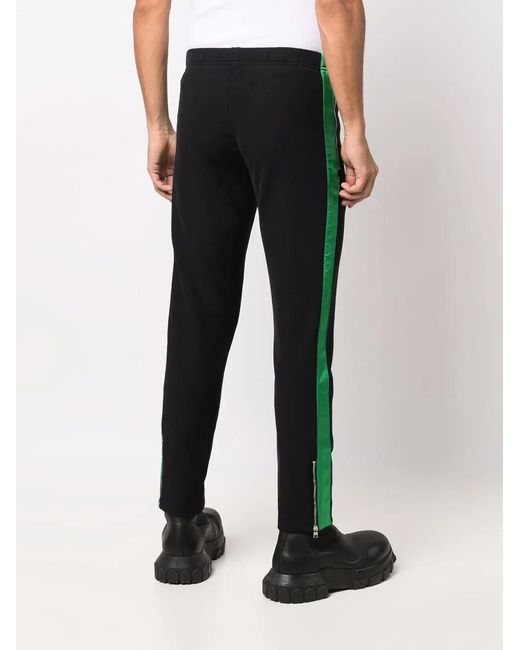McQueen Black Skull-Patch Slim-Fit Track Pants for men