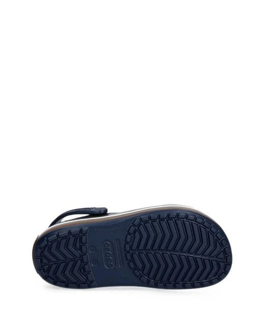 CROCSTM Blue Crocband Perforated Logo-Patch Clogs