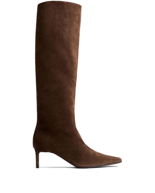 Khaite Brown Ona High Boots