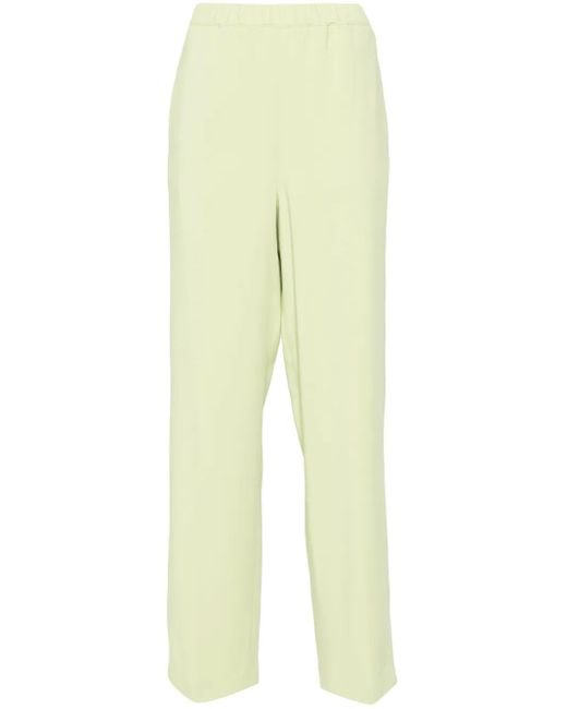 Fabiana Filippi Yellow Elasticated-Waistband Trousers