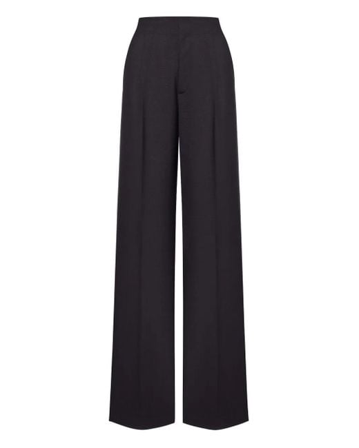Alberta Ferretti Blue Plissierte Hose