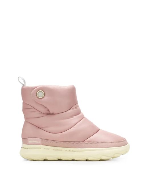 Merrell Pink Hut Moc 2 Quilted Ankle Boots