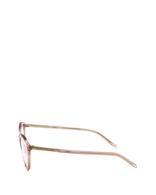 Marc Jacobs White Cat-Eye Frame Glasses