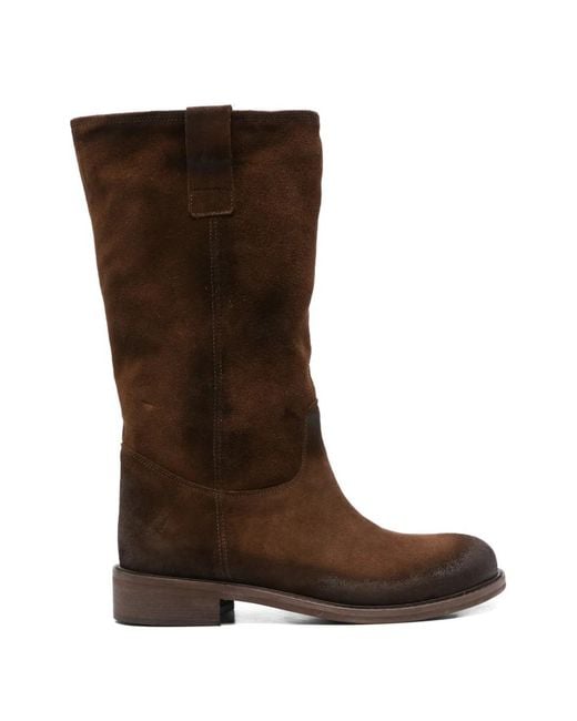 Botas Stev GISÉL MOIRÉ de color Brown