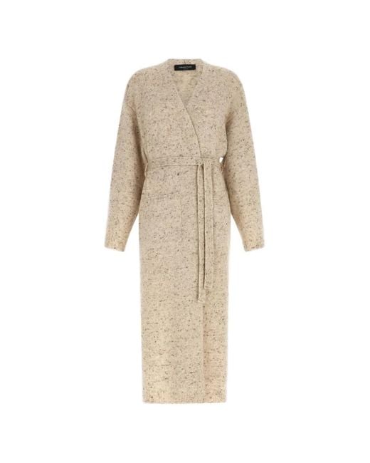 Fabiana Filippi Natural Belted Flecked Cardigan