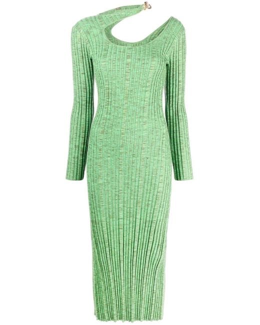 Cult Gaia Ebba Knit Dress in Green | Lyst