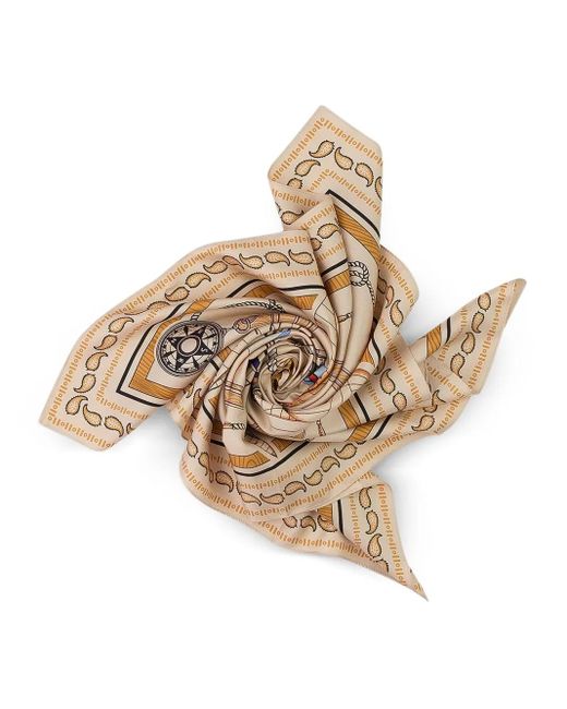 Rhude Natural Printed Scarf for men