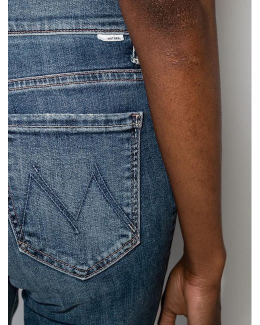 Mother Flared Jeans in het Blue
