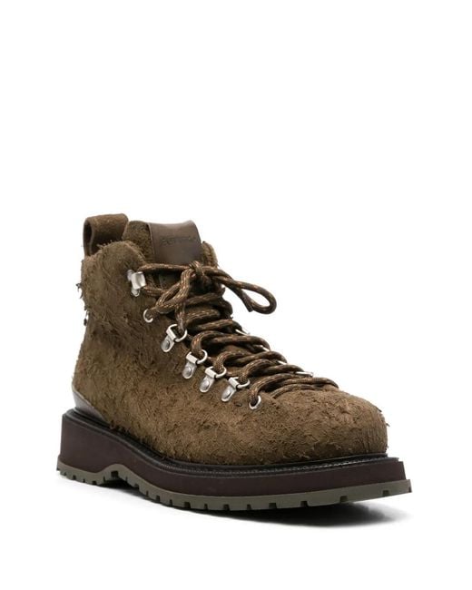 Buttero Brown Canalone Pedula-Style Leather Boots for men