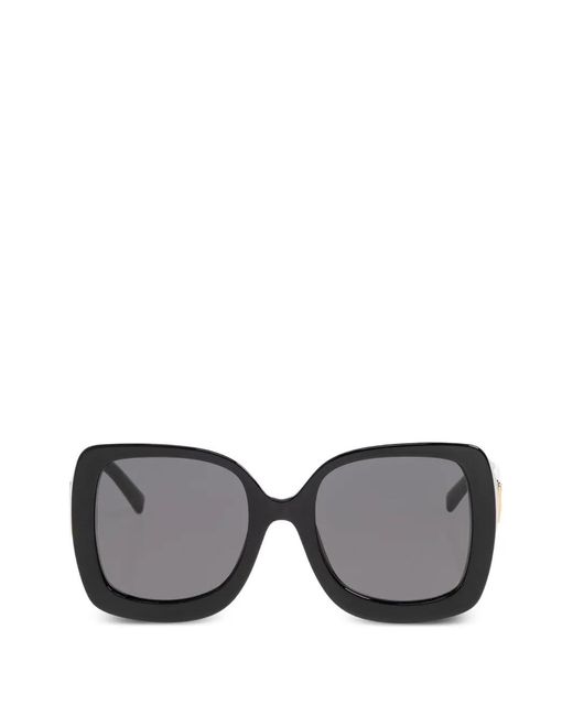 Dolce & Gabbana Gray Dg Crossed Sunglasses