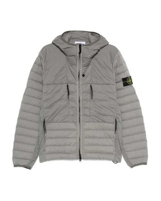 Stone Island Gray S0183 Mid Weight Down Jacket for men