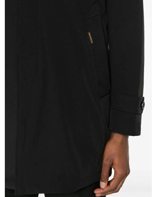 Moorer Black Vittor-Kn Button-Up Jacket for men