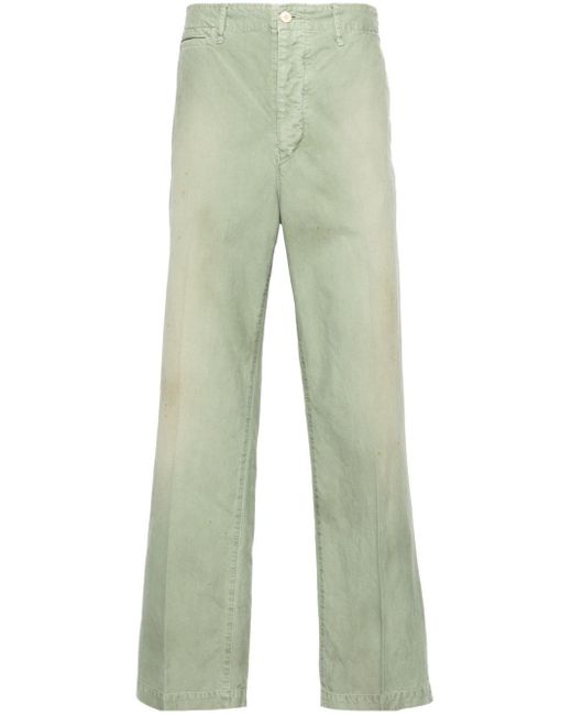 Pantalones chinos Field Visvim de hombre de color Green