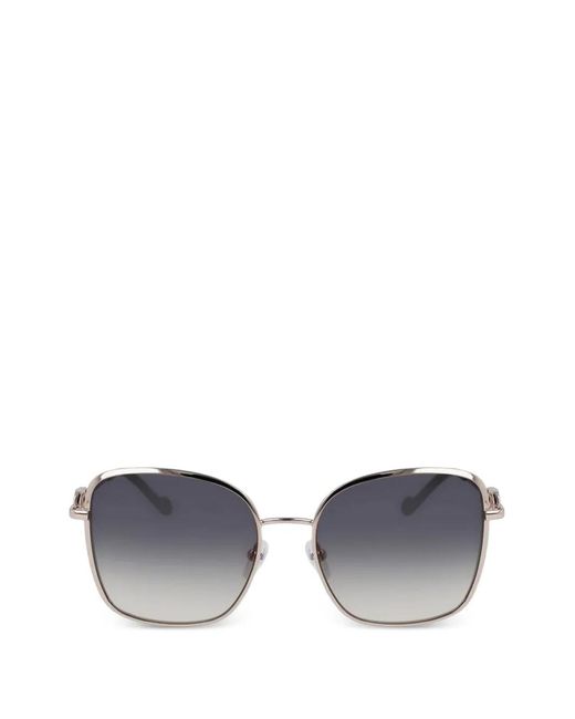 Liu Jo Gray Gradient-Lens Square-Frame Sunglasses