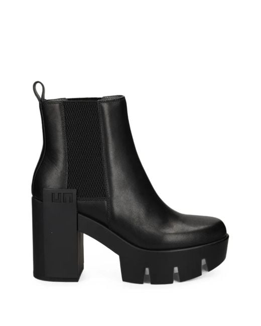 United Nude Black Grip Chelsea Mid V Boots