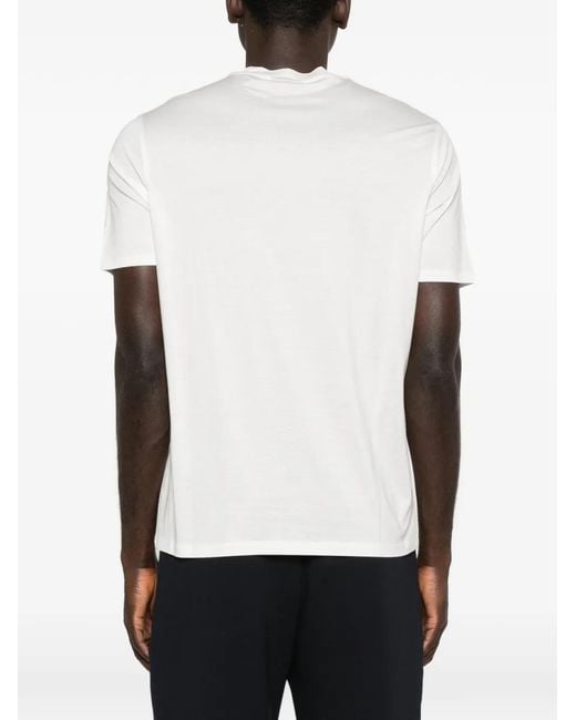 Emporio Armani White T-Shirt À Logo for men