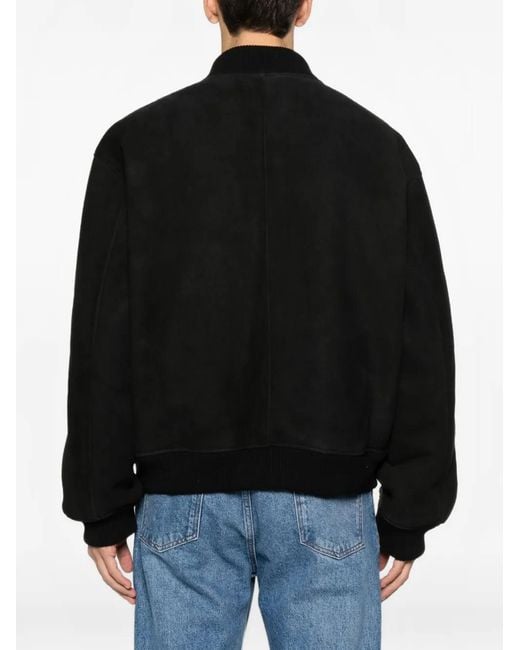 Studio Nicholson Black X Aaron Levine Berkeley Bomber Jacket for men
