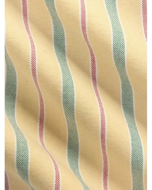 Polo Ralph Lauren Natural Custom Fit Striped Oxford Shirt for men